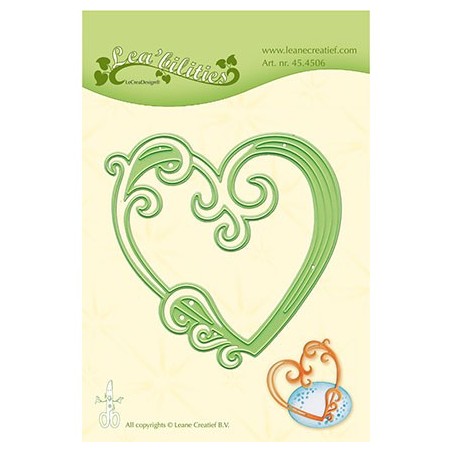 (45.4506)Lea'bilitie mal die Cutting/Emb. Heart