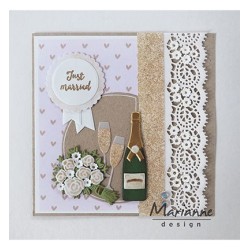 (CS0999)Clear stamp Wedding sentiments (UK)