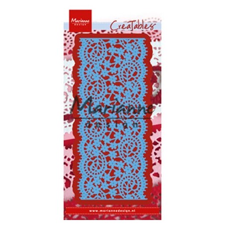 (LR0507)Creatables stencil Lace border (L)