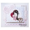 (LR0506)Creatables stencil Rope with heart