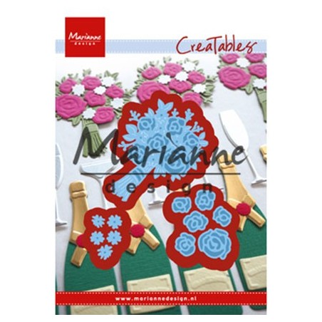 (LR0505)Creatables stencil Bouquet