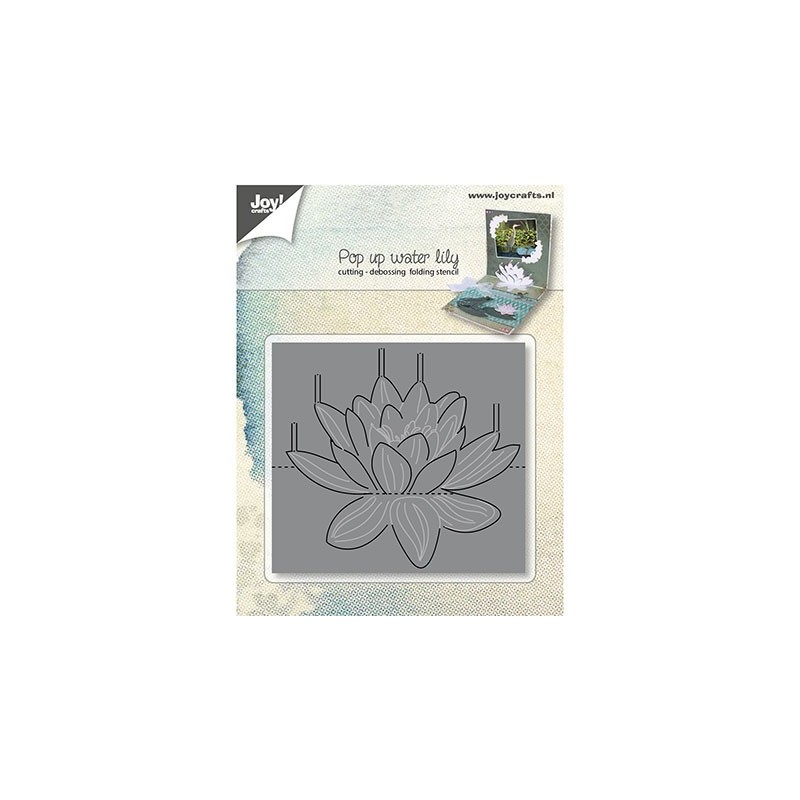 (6003/2017)Cutting, Embossing & Debossing Pop up - Water Lily