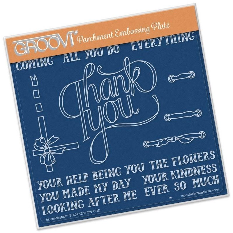 (GRO-WO-40273-03)Groovi Plate A5 Thank You