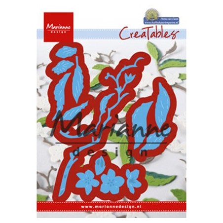 (LR0512)Creatables stencil Petra's apple blossom