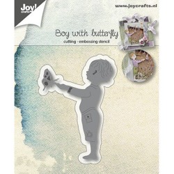 (6002/1031)Cutting & Embossing Boy with Butterfly