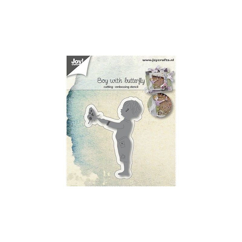 (6002/1031)Cutting & Embossing Boy with Butterfly