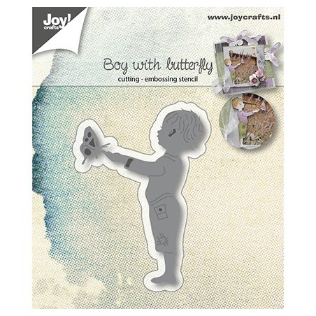 (6002/1031)Cutting & Embossing Boy with Butterfly