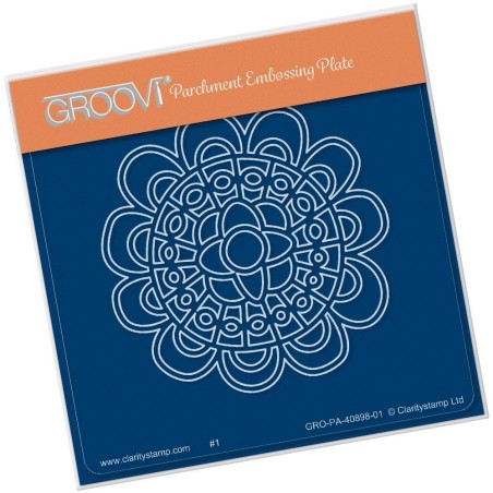 (GRO-PA-40898-01)Groovi® Baby plate A6 HULA MANDALA