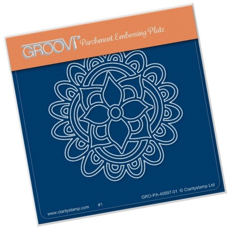 (GRO-PA-40897-01)Groovi® Baby plate A6 MAHALO MANDALA