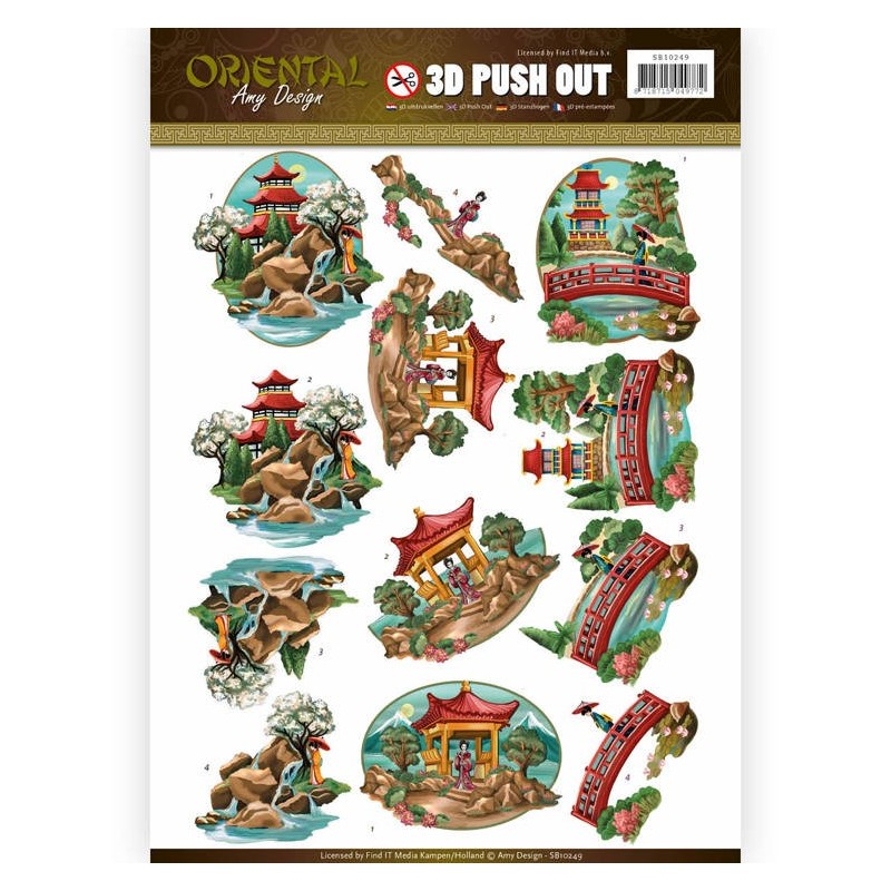 (SB10249)Push Out - Amy Design - Oriental - Landscapes