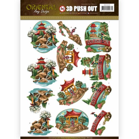 (SB10249)Push Out - Amy Design - Oriental - Landscapes