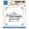 (PP2806)Clear stamp Powder Pink  Sailboat