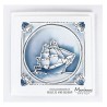 (PP2806)Clear stamp Powder Pink  Sailboat