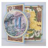 (LR0521)Creatables stencil Tiny's hollyhocks