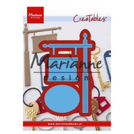 (LR0522)Creatables stencil Sign post