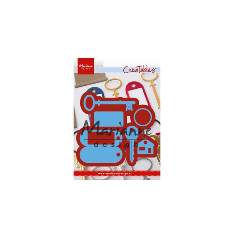 (LR0523)Creatables stencil Key ring