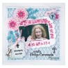 (CR1436)Craftables stencil Ribbon rectangle