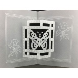 (TP3483E)PCA® EasyEmboss Framed Butterfly