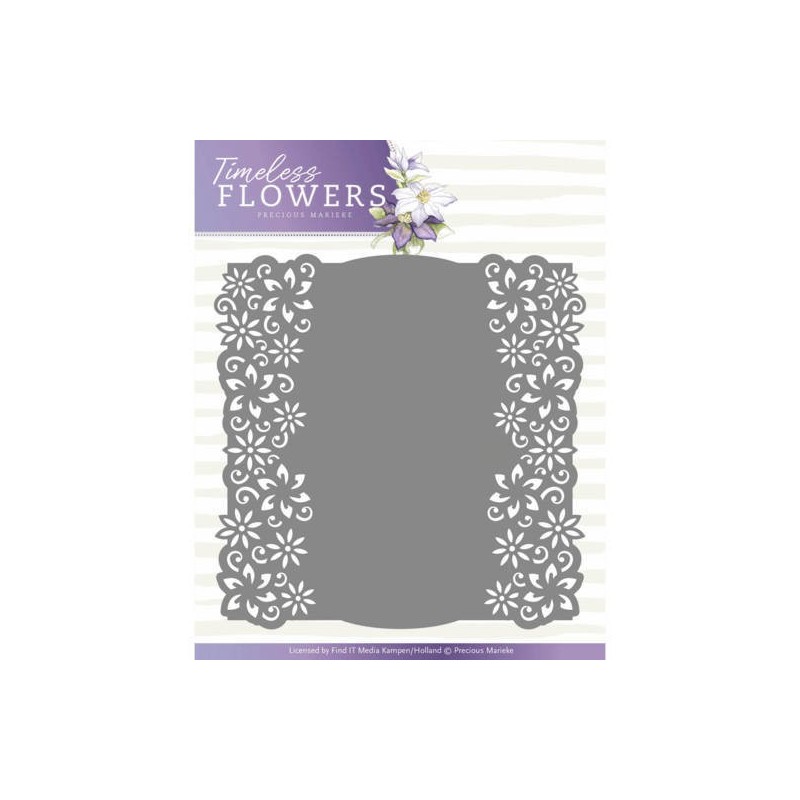 (PM10117)Dies - Precious Marieke - Timeless Flowers - Clematis Frame