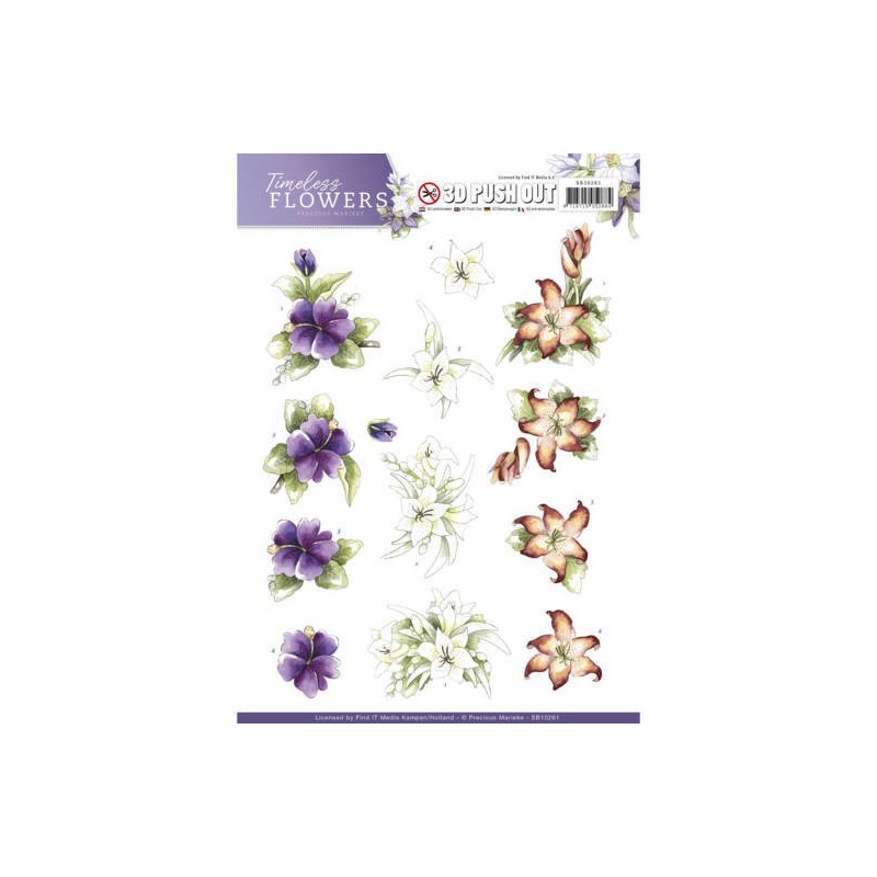 (SB10261)Push Out - Precious Marieke - Timeless Flowers - Lillies