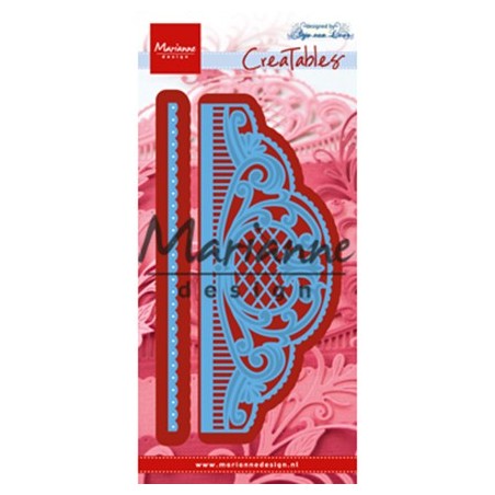 (LR0525)Creatables stencil Anja's border