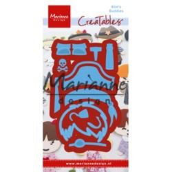 (LR0527)Creatables stencil Kim's Buddies pirate