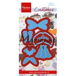 (LR0529)Creatables stencil Kim's Buddies princess