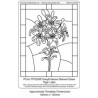 (TP3230E)EMBOSSING Easy Emboss Stained Glass Tiger Lilies