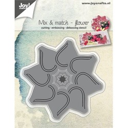 (6002/1086)Cutting, Embossing & Debossing Mix&Match - Flower