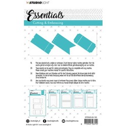 (STENCILSL100)Studio Light Embossing Die Cut Stencil Essentials nr.100