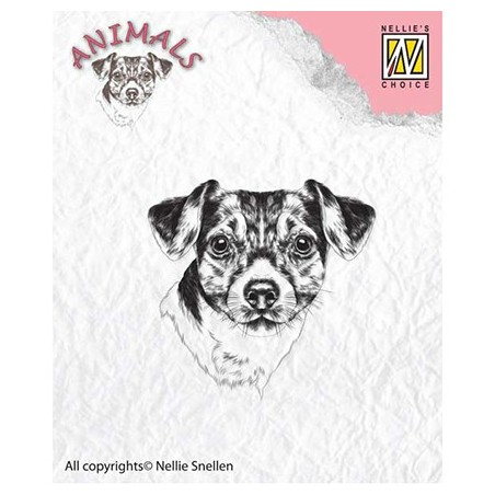 (ANI016)Nellie's Choice Clear Stamp Animals Dog