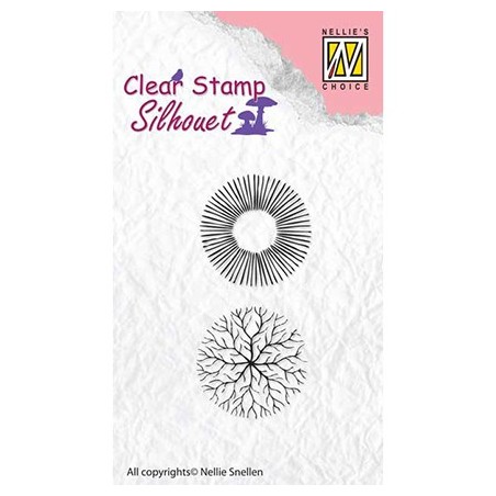 (SIL035)Nellie`s Choice Clearstamp -  Flowers-17