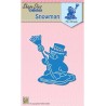 (SDB053)Nellie's Shape Dies Blue Snowman