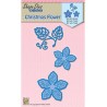 (SDB060)Nellie's Shape Dies Blue Christmas flower