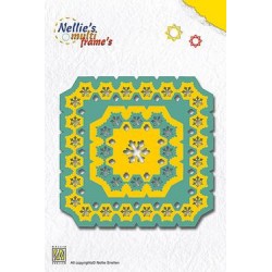 (MFD034)Cadre filière multi square snowflakes