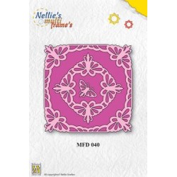 (MFD040)Cadre filière multi square butterflies