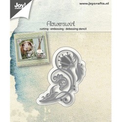 (6002/1093)Cutting, Embossing & bebossing Flowerswirl