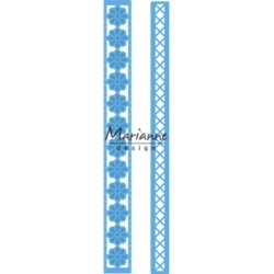 (LR0537)Creatables stencil Anja's long border