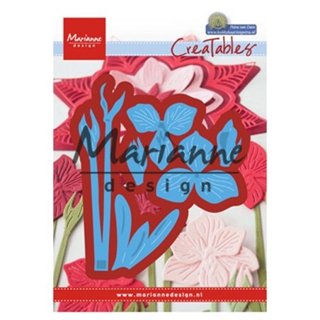 (LR0539)Creatables stencil Petra's amaryllis