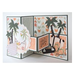 (LR0541)Creatables stencil  Palm trees