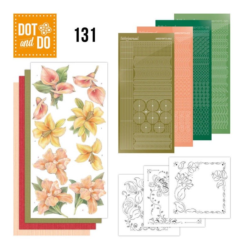 (DODO131)Dot and Do 131 - Yellow Flowers