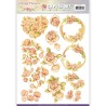 (SB10237)3D Pushout - Jeanine's Art - Vintage Flowers - Romantic Vintage