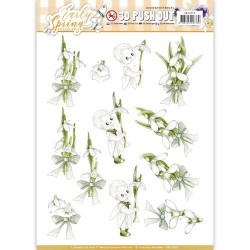 (SB10228)3D Pushout - Precious Marieke - Early Spring - Early Snowdrops