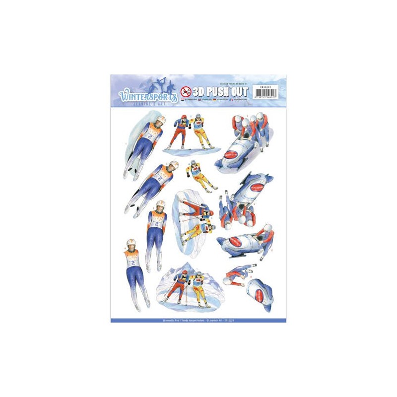 (SB10229)3D Pushout - Jeanine's Art - Wintersports - Biathlon