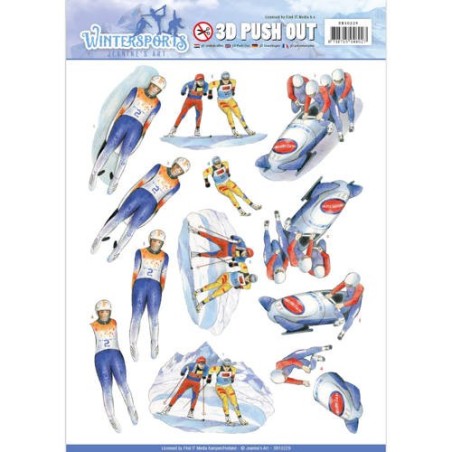 (SB10229)3D Pushout - Jeanine's Art - Wintersports - Biathlon