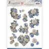 (SB10216)3D Pushout- Amy Design - Vintage Winter - Winter Flowers