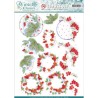 (SB10204)3D Pushout - Jeanine's Art - Winter Classics - Winterberries