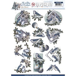 (SB10190)3D Pushout - Amy Design - The feeling of christmas - Christmas birds