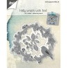 (6002/1062)Cutting, Embossing & Debossing Holly Wreath with bird