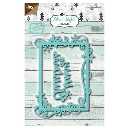 (6002/1145)Cutting & Embossing Silent Night - Merry Christmas frame